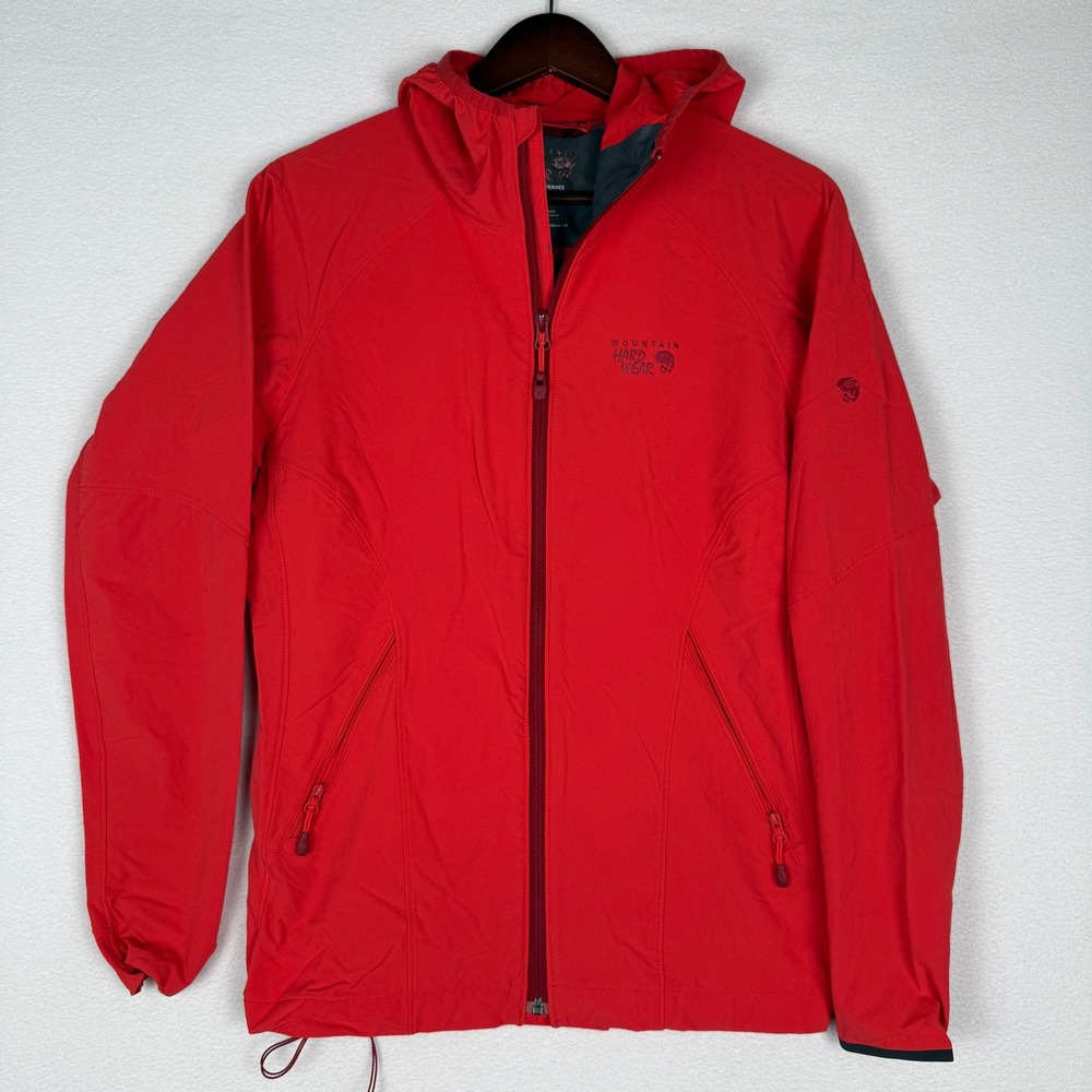 Mountain Hardwear Super Chockstone Hooded Jacket Womens Large OL5914 Softshell